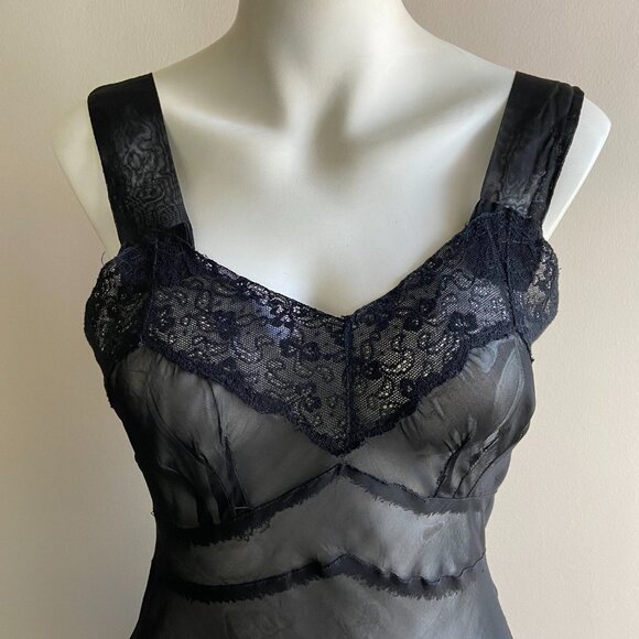 Vintage 1950s Sheer Lingerie Gown - Picture 5 of 14